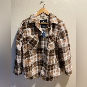 Hollister Sherpa Coat Jacket
